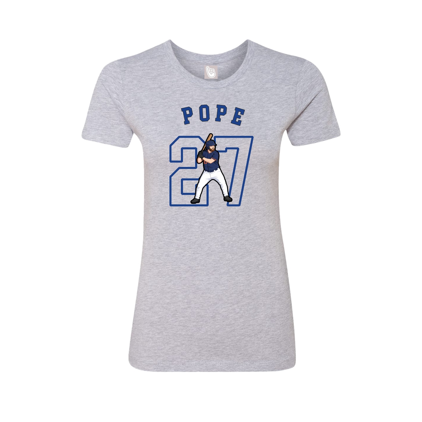 Fitted Women's Tee — Shirsey Arch in Grey