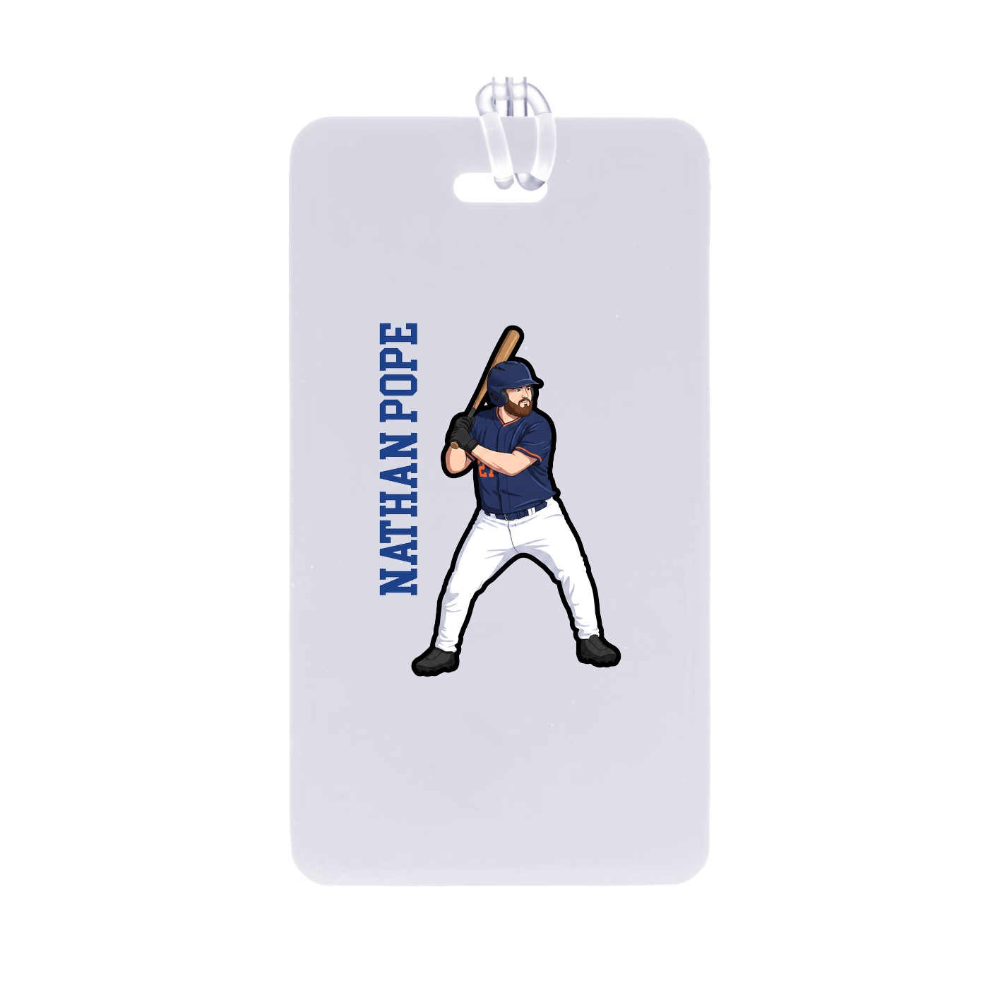 Bag Tag — Name Vertical in Classic