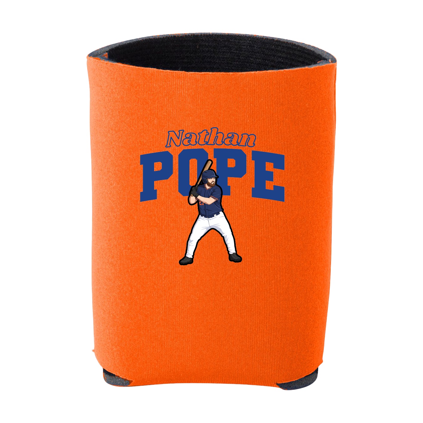 Can Holder — Name Arch in Orange