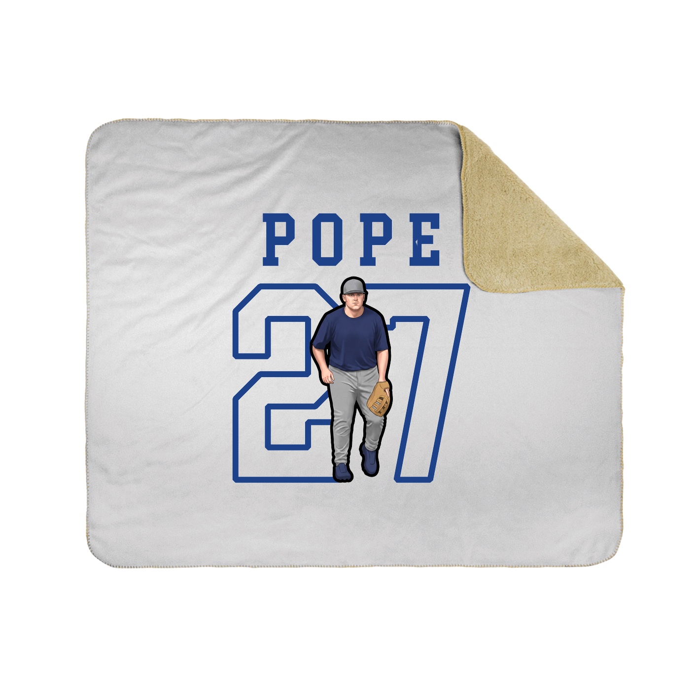 Throw Blanket — Shirsey in White