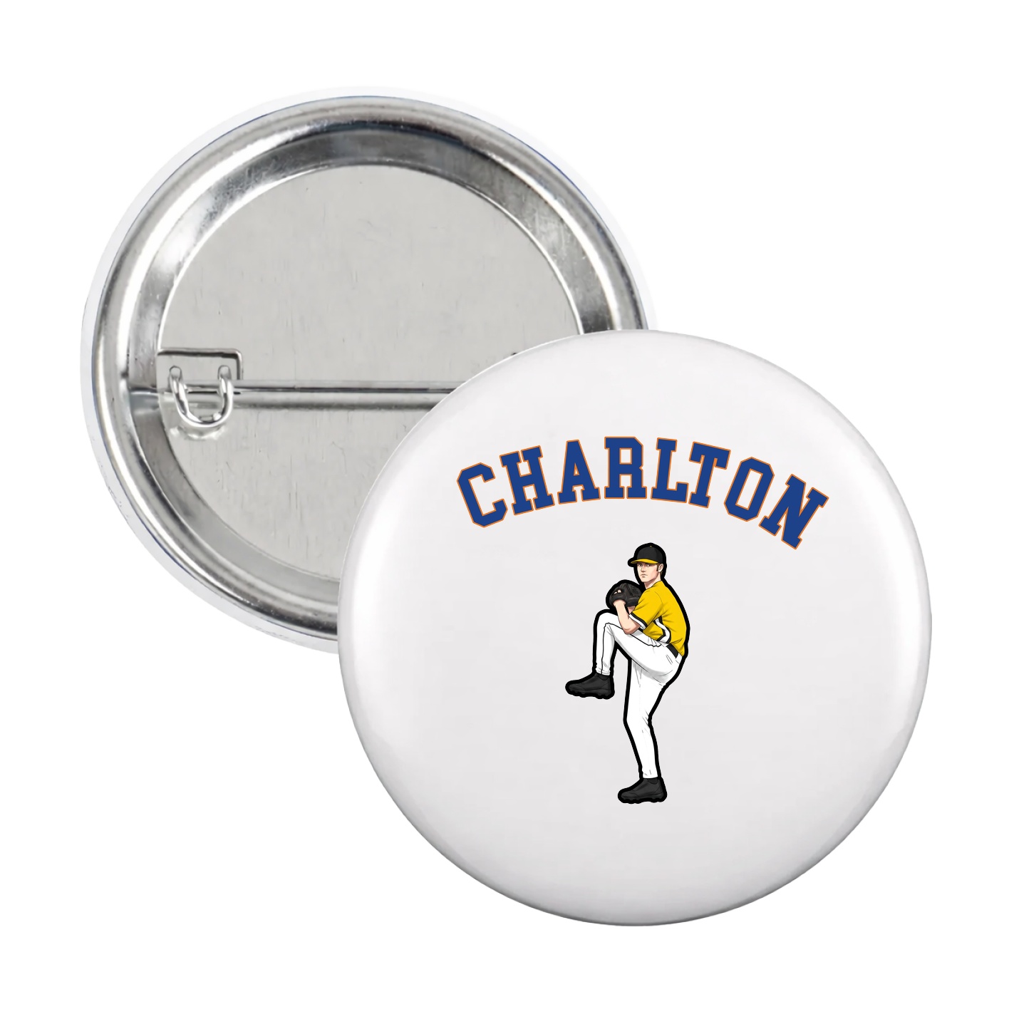 Game Day Button — Shirsey Arch in White