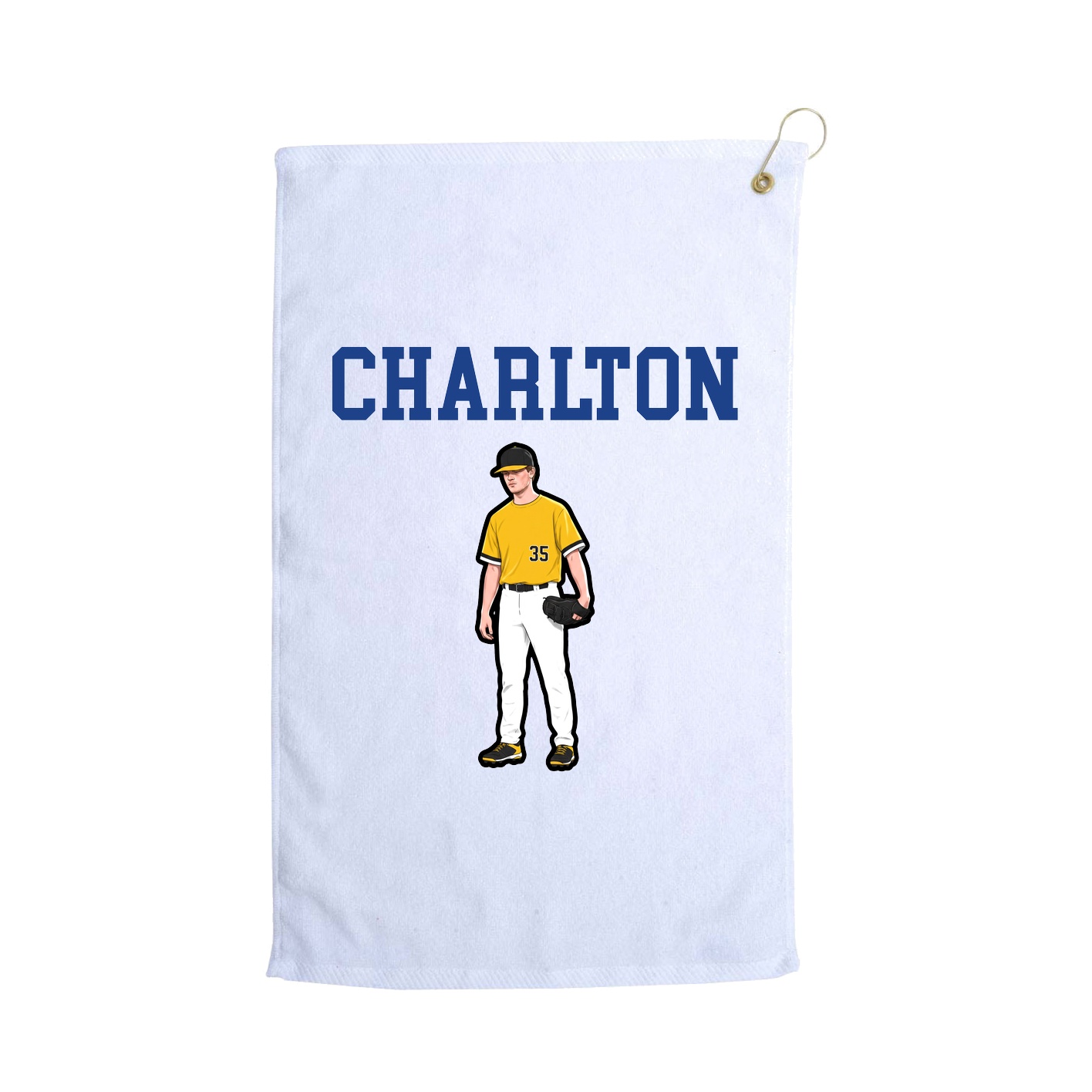 Golf Towel — Shirsey in White