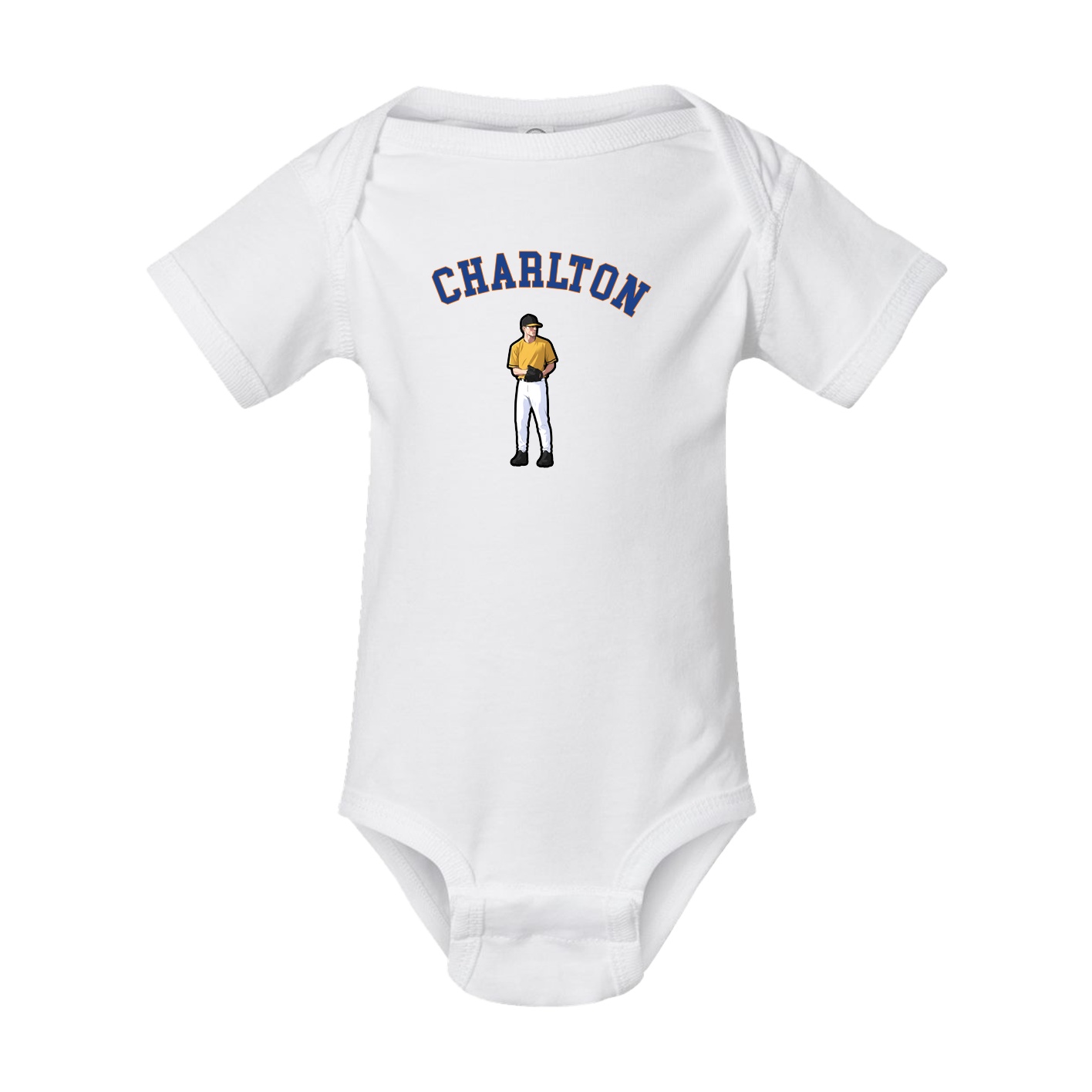 Baby Onesie — Shirsey Arch in White