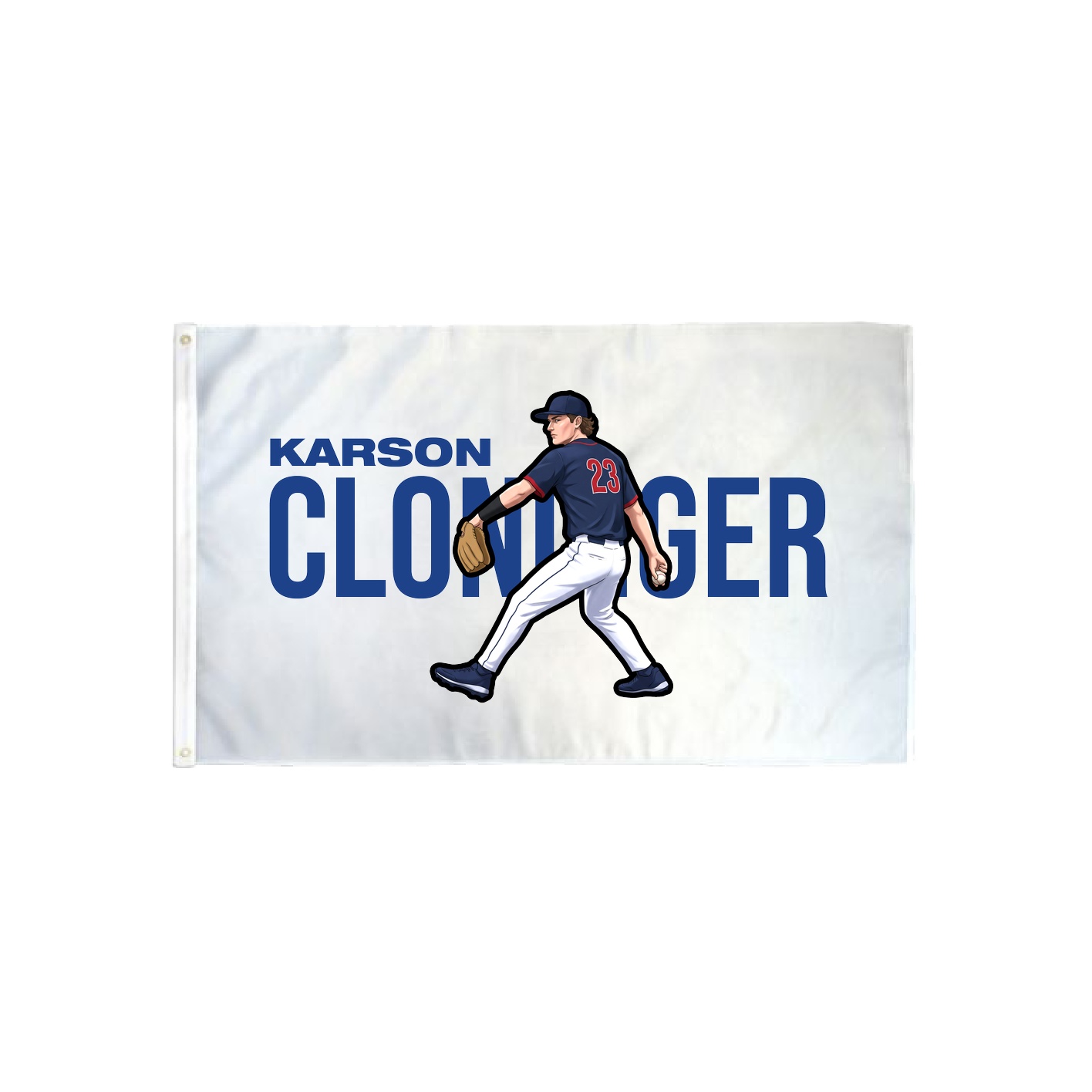 3x5 Flag — Player Name in Classic