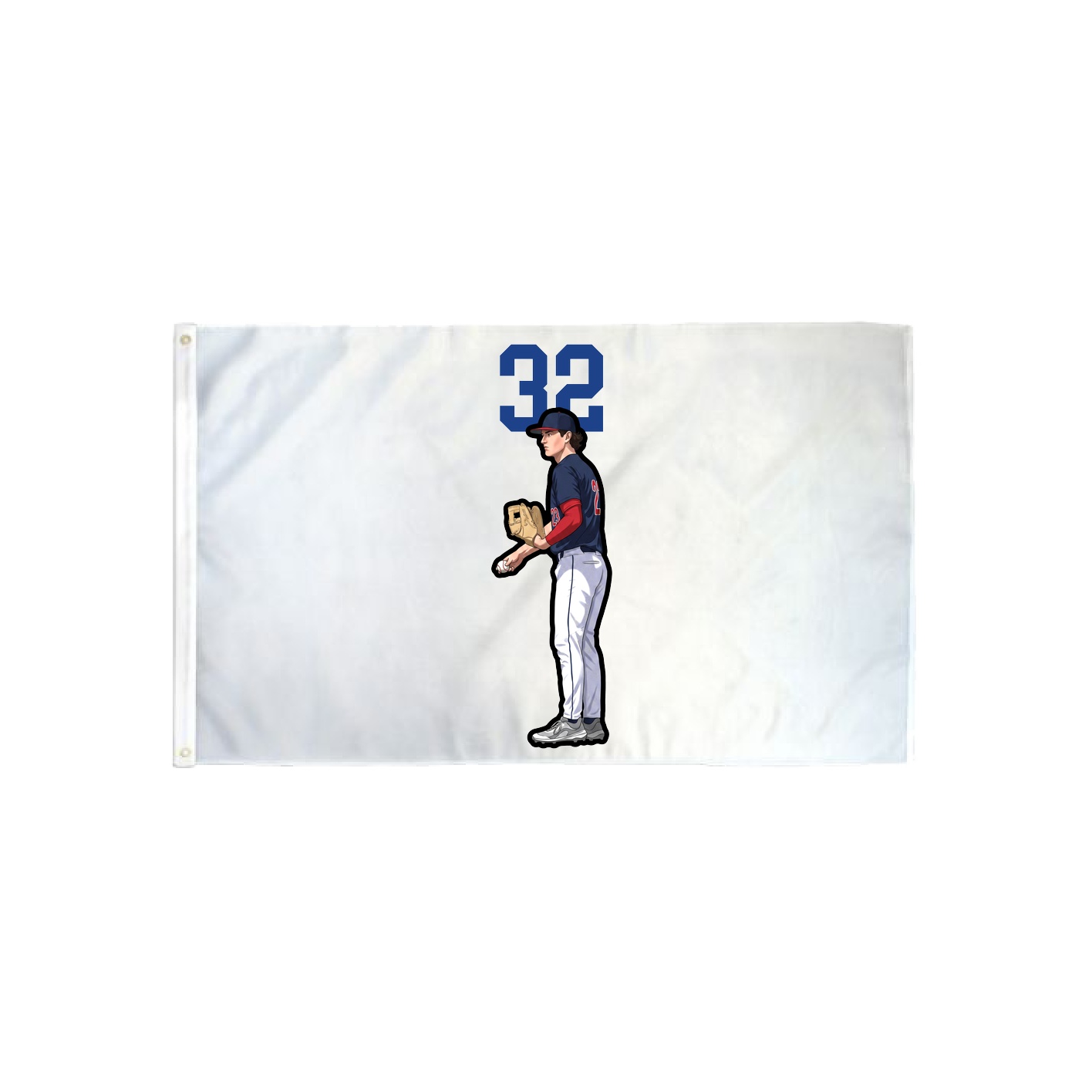 3x5 Flag — Number Top in Classic