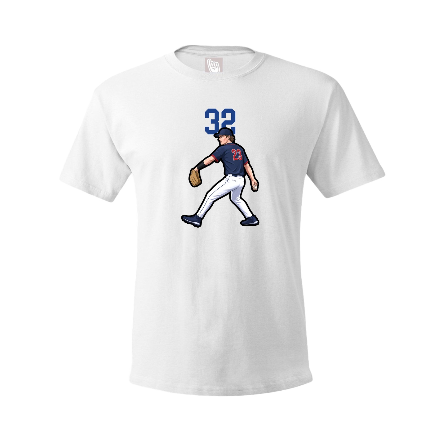 Tee — Number Top in White