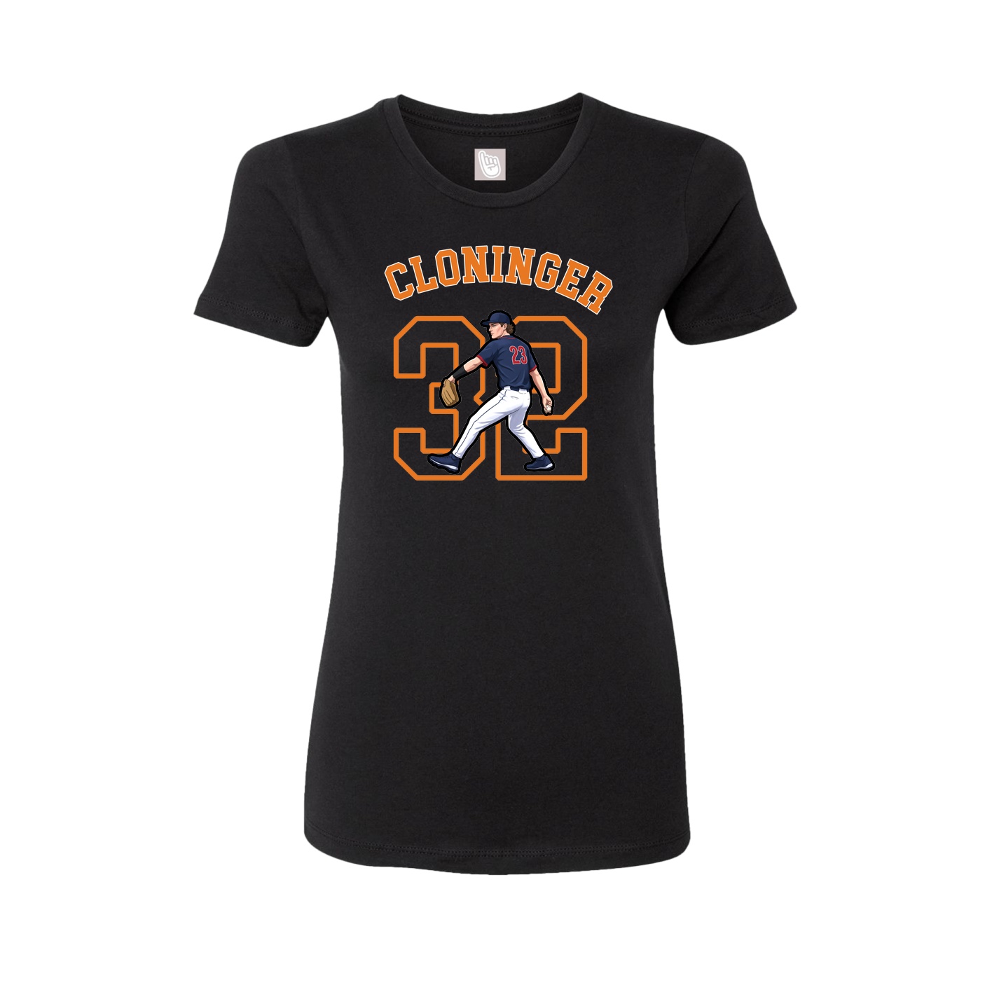 Fitted Women's Tee — Shirsey Arch in Black