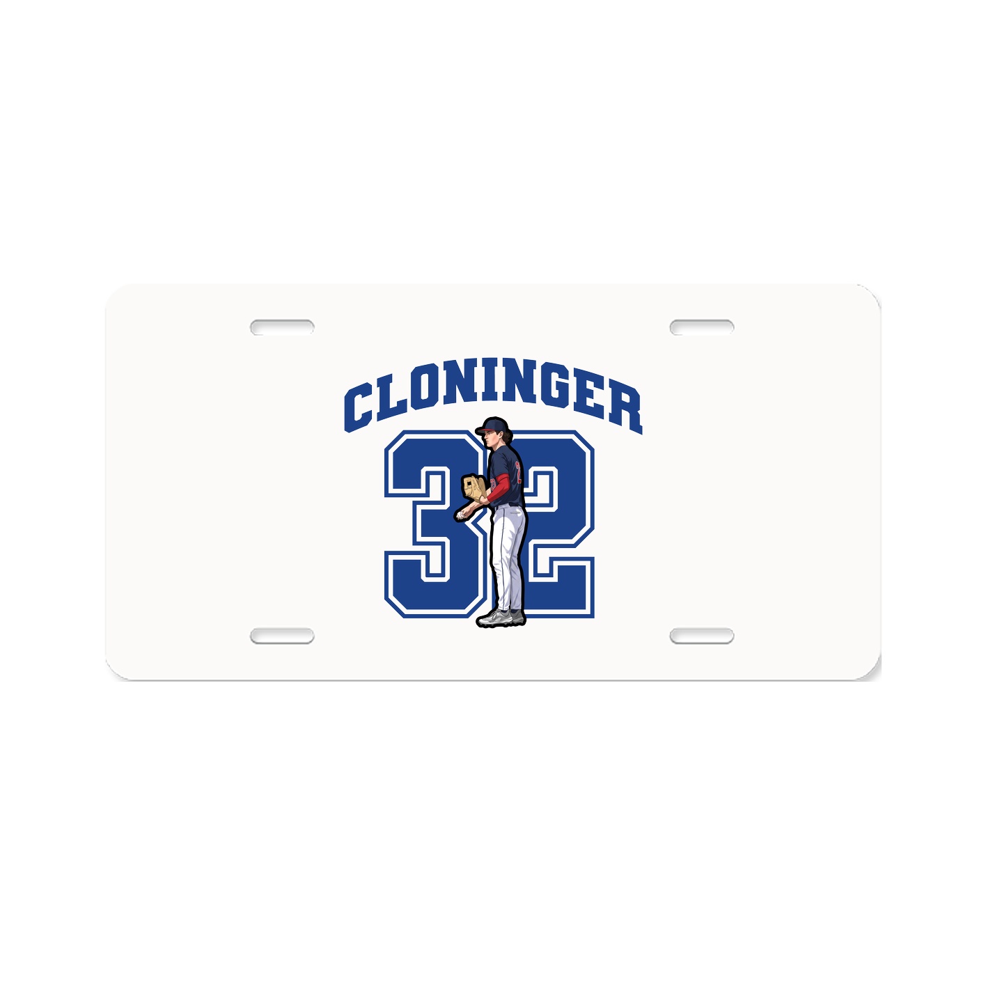 License Plate — Number in Classic