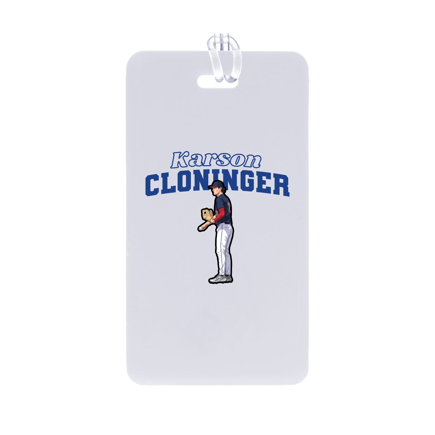 Bag Tag — Name Arch in Classic