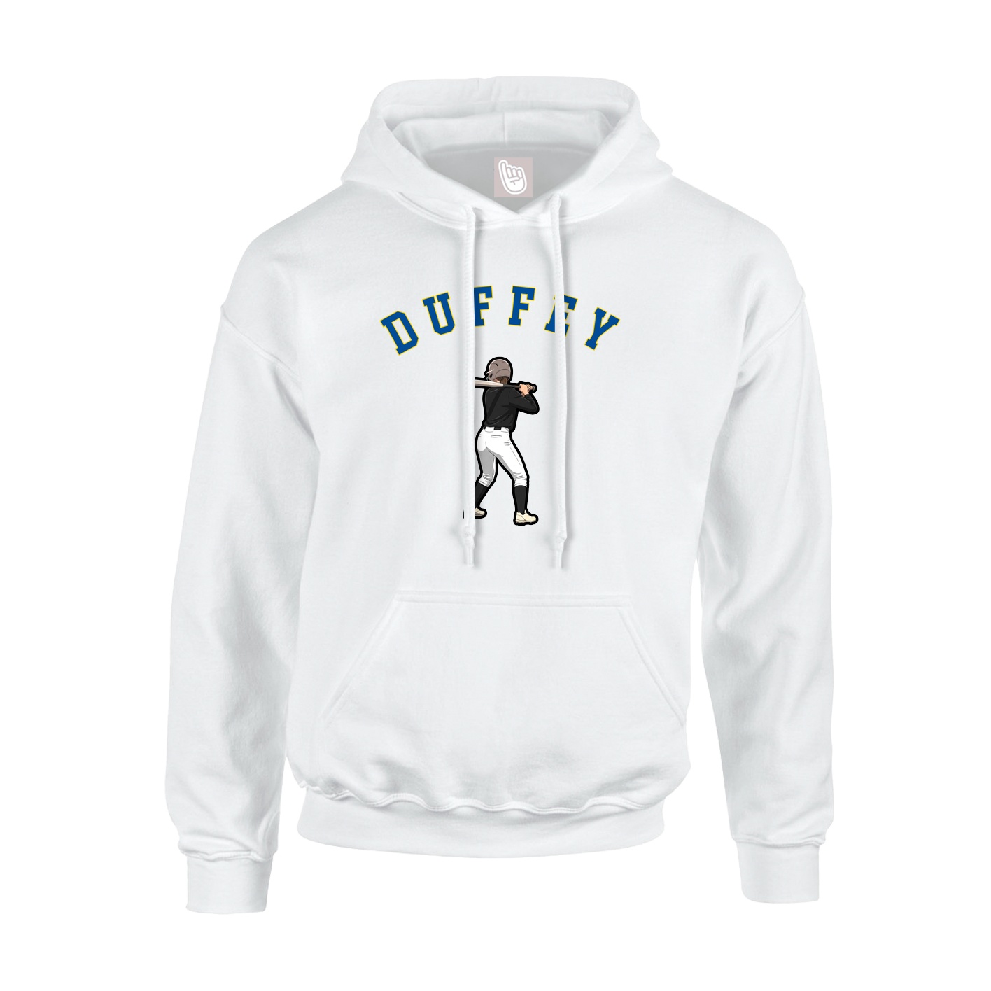 Youth Hoodie — Shirsey Arch in White