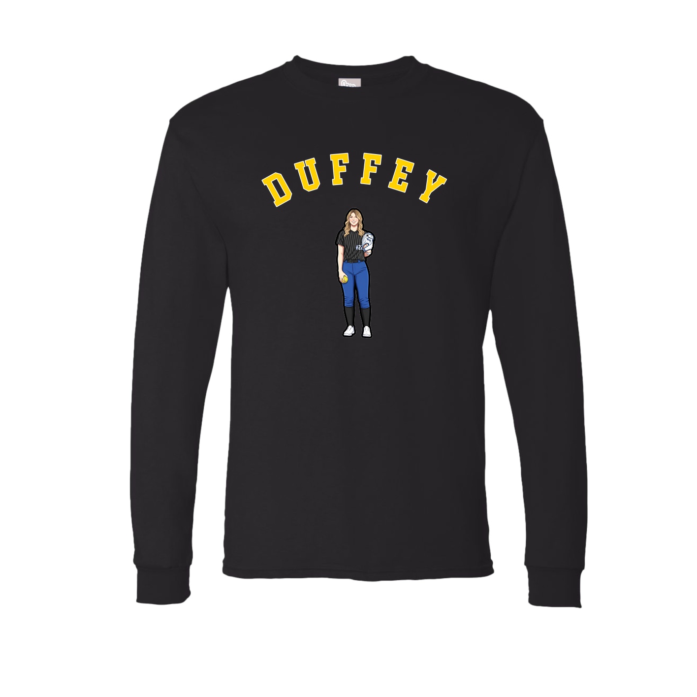 Long Sleeve Tee — Shirsey Arch in Black