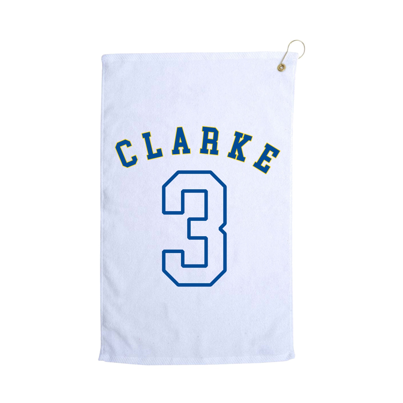 Golf Towel — Shirsey Arch in White