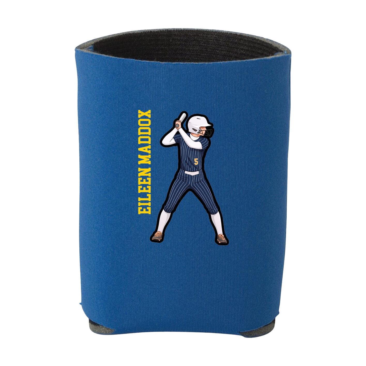 Can Holder — Name Vertical in Royal