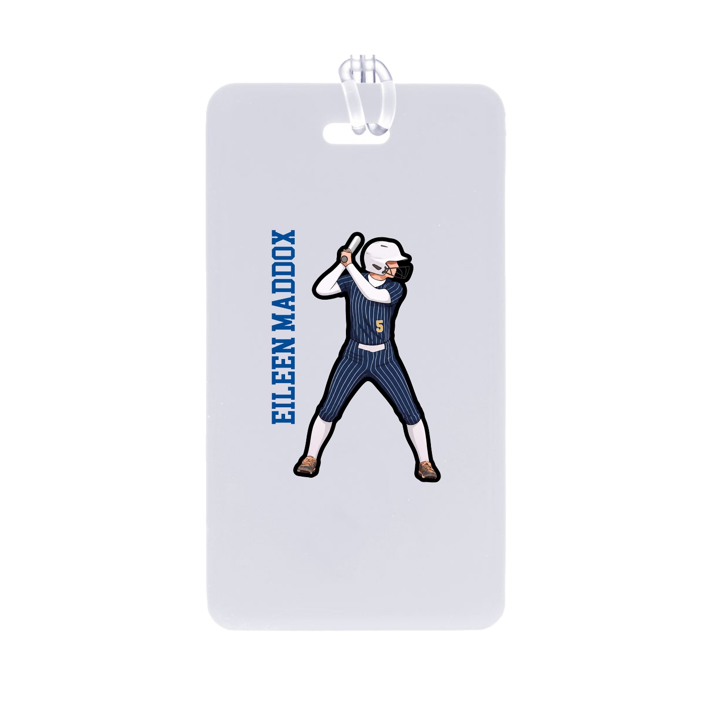 Bag Tag — Name Vertical in Classic
