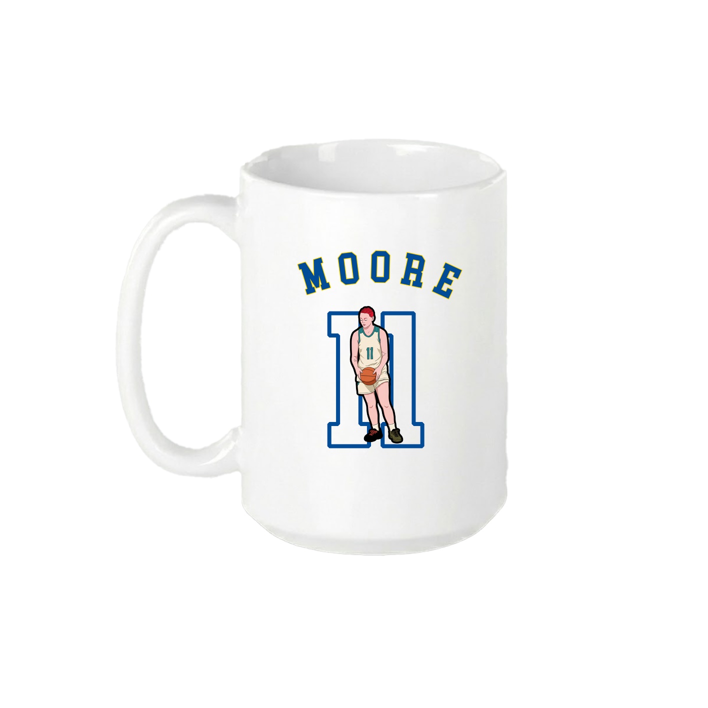 15oz Coffee Mug — Shirsey Arch in White