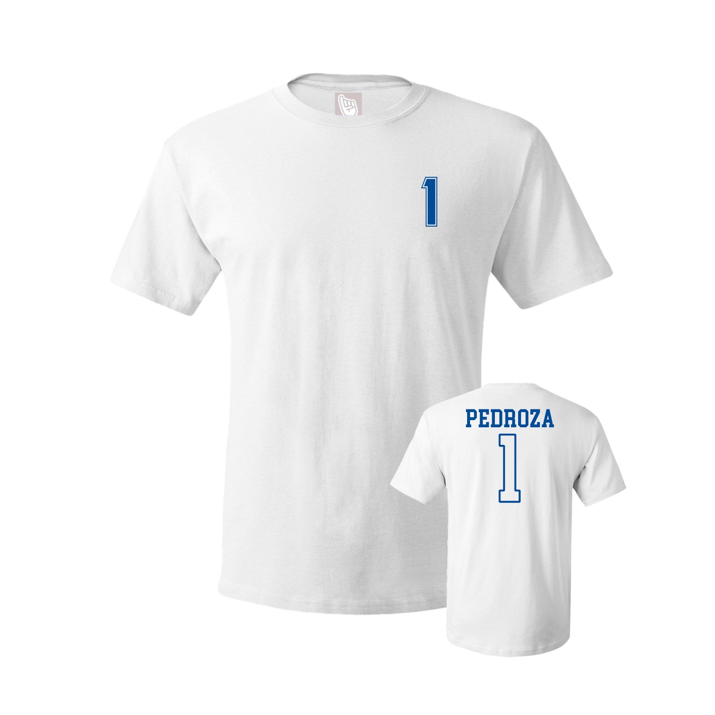 Youth Tee — Chest Back in White