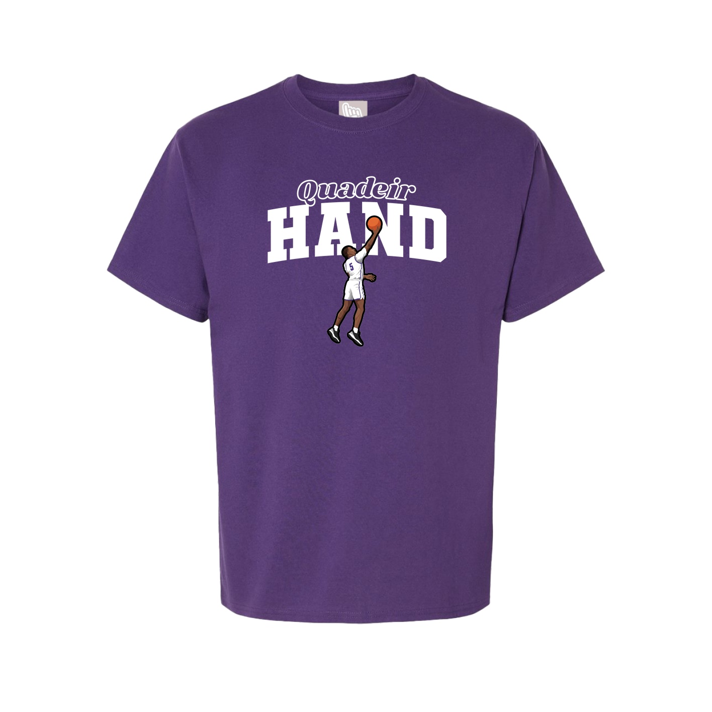 Tee — Name Arch in Purple