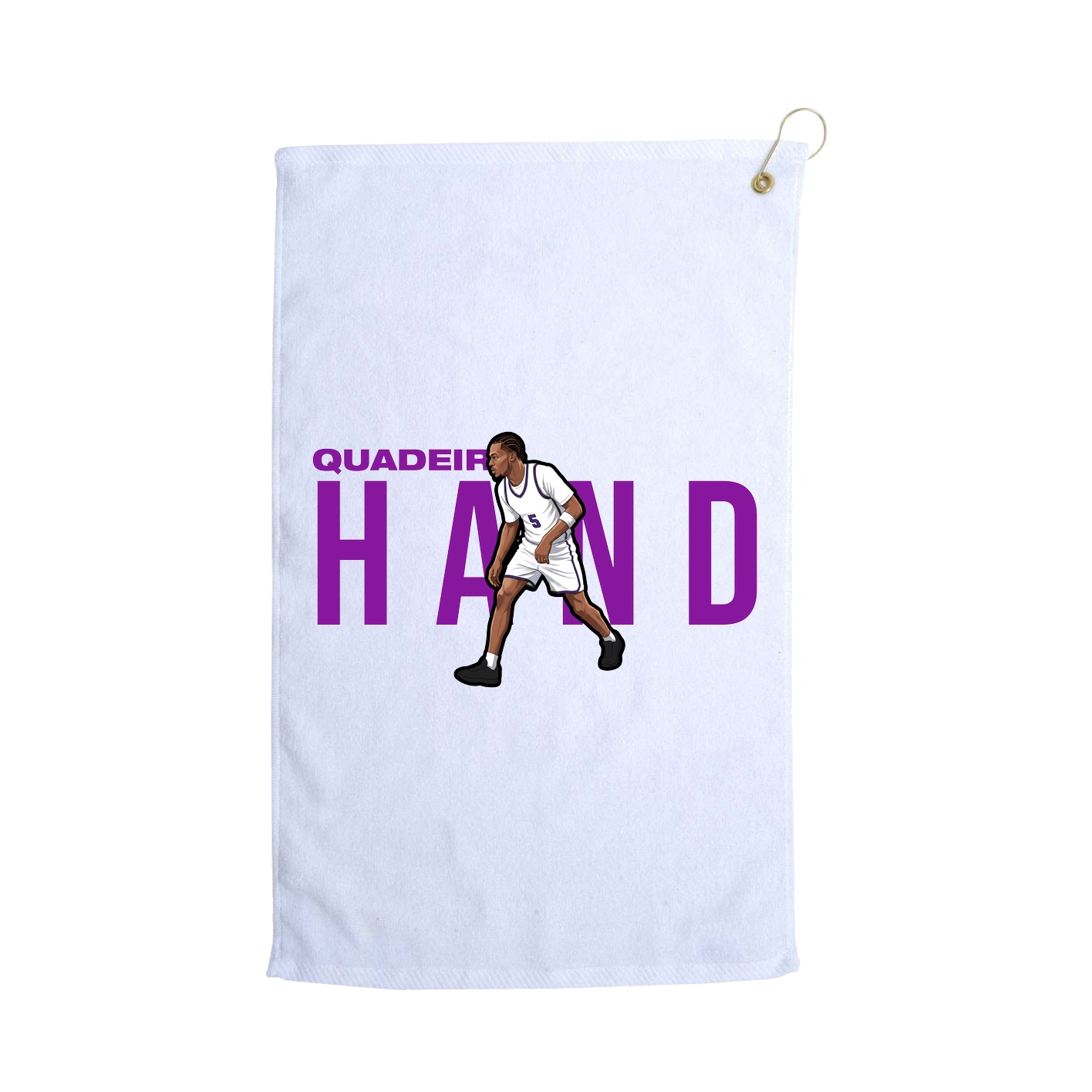 Golf Towel — Player Name in White