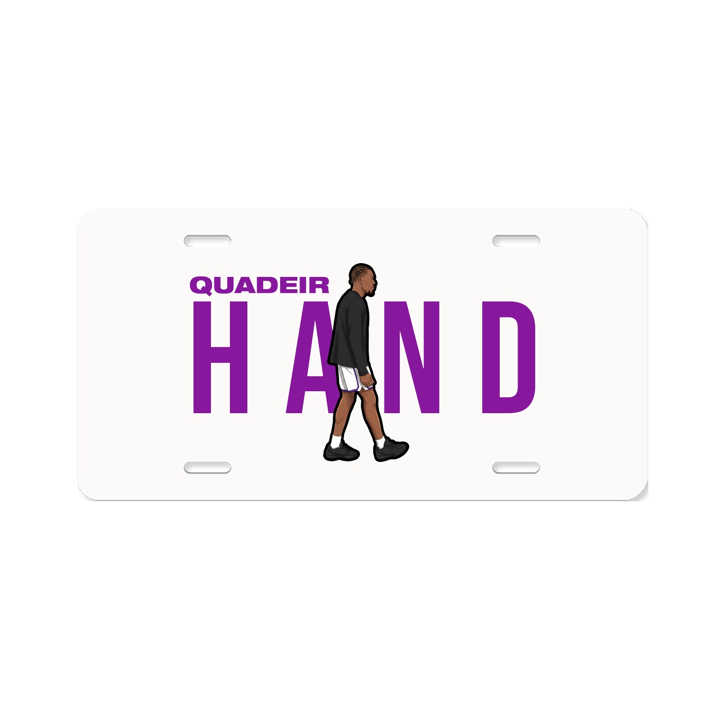 License Plate — Player Name in Classic