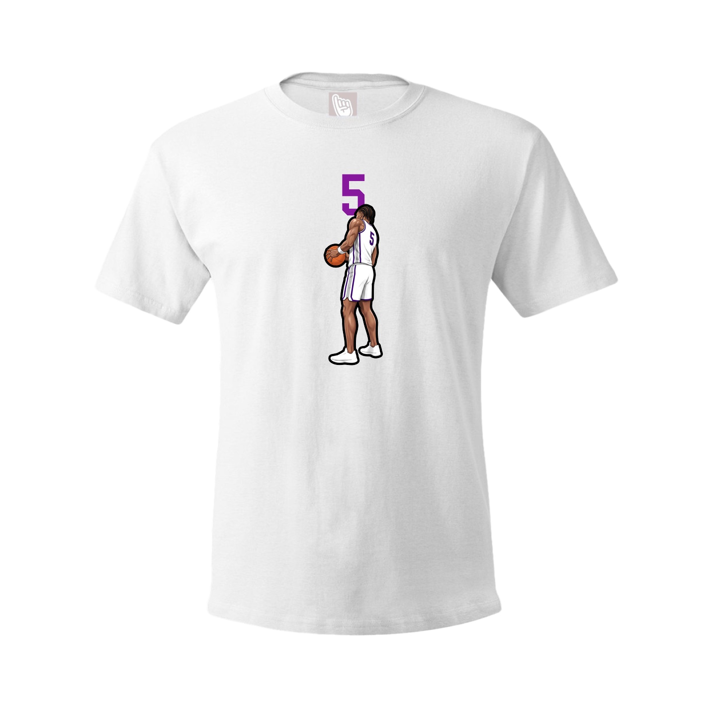 Tee — Number Top in White