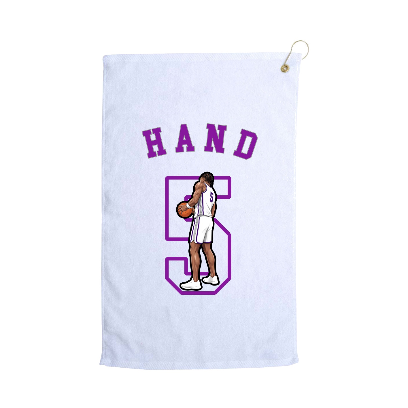 Golf Towel — Shirsey Arch in White