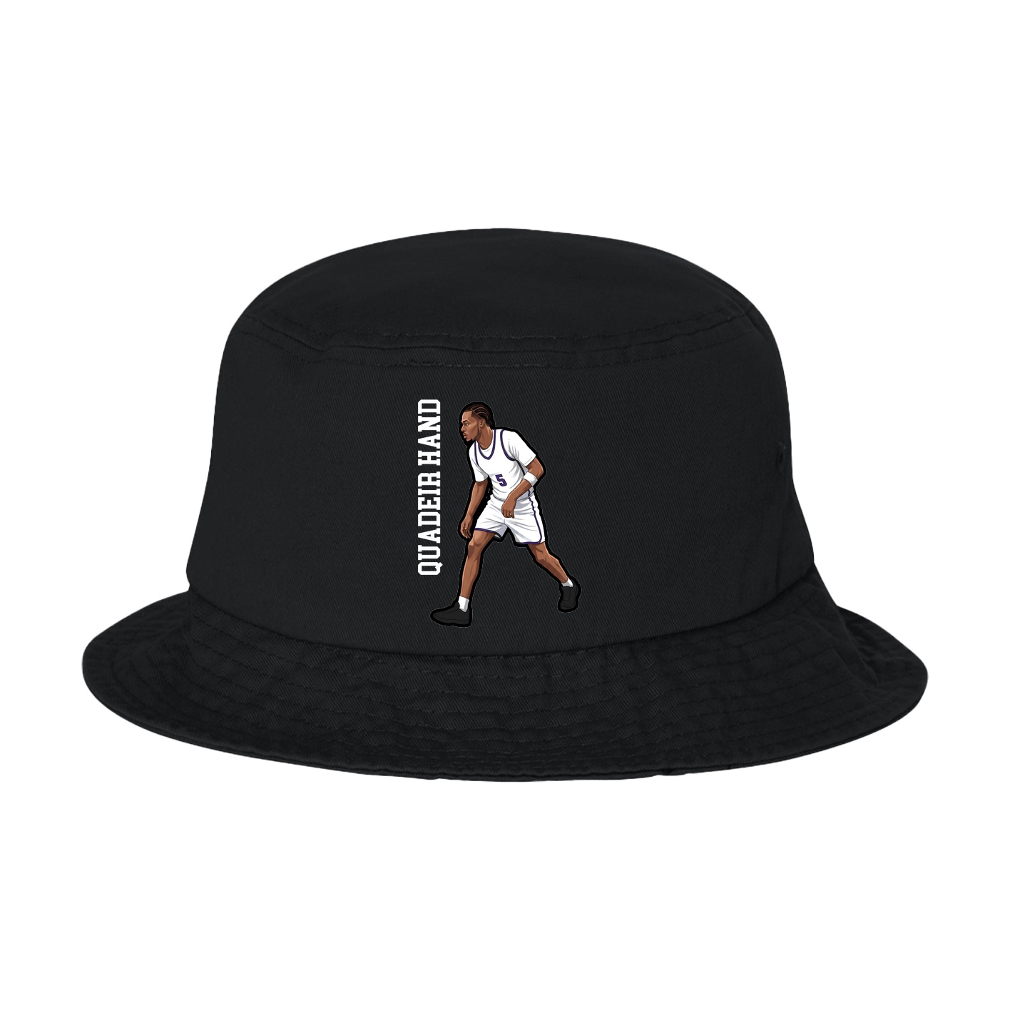Bucket Cap — Name Vertical in Black