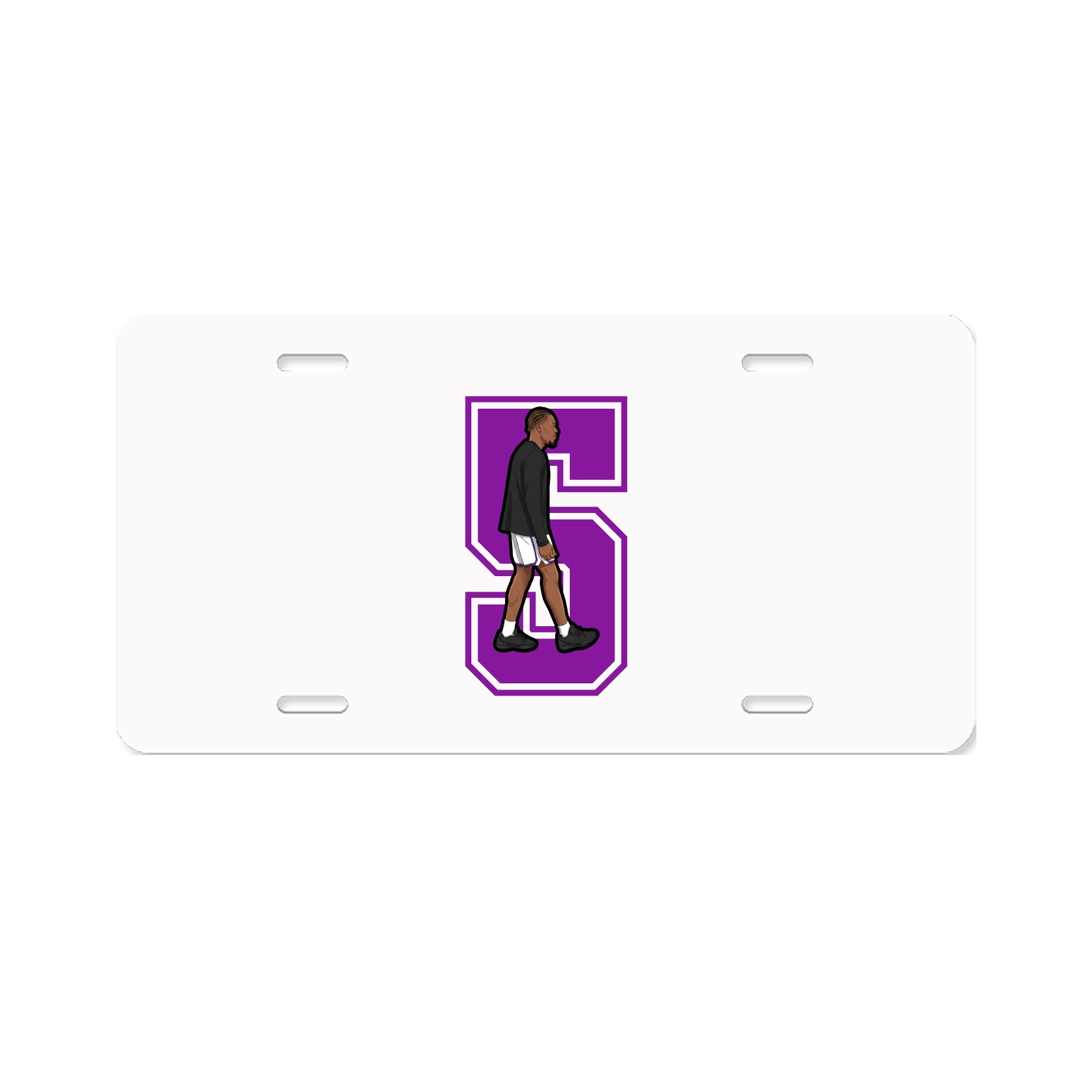 License Plate — Number in Classic
