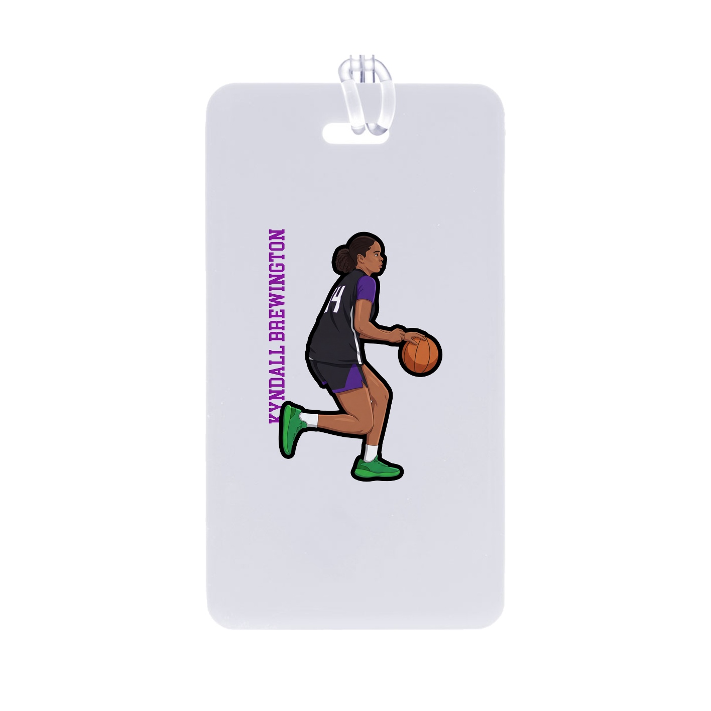 Bag Tag — Name Vertical in Classic
