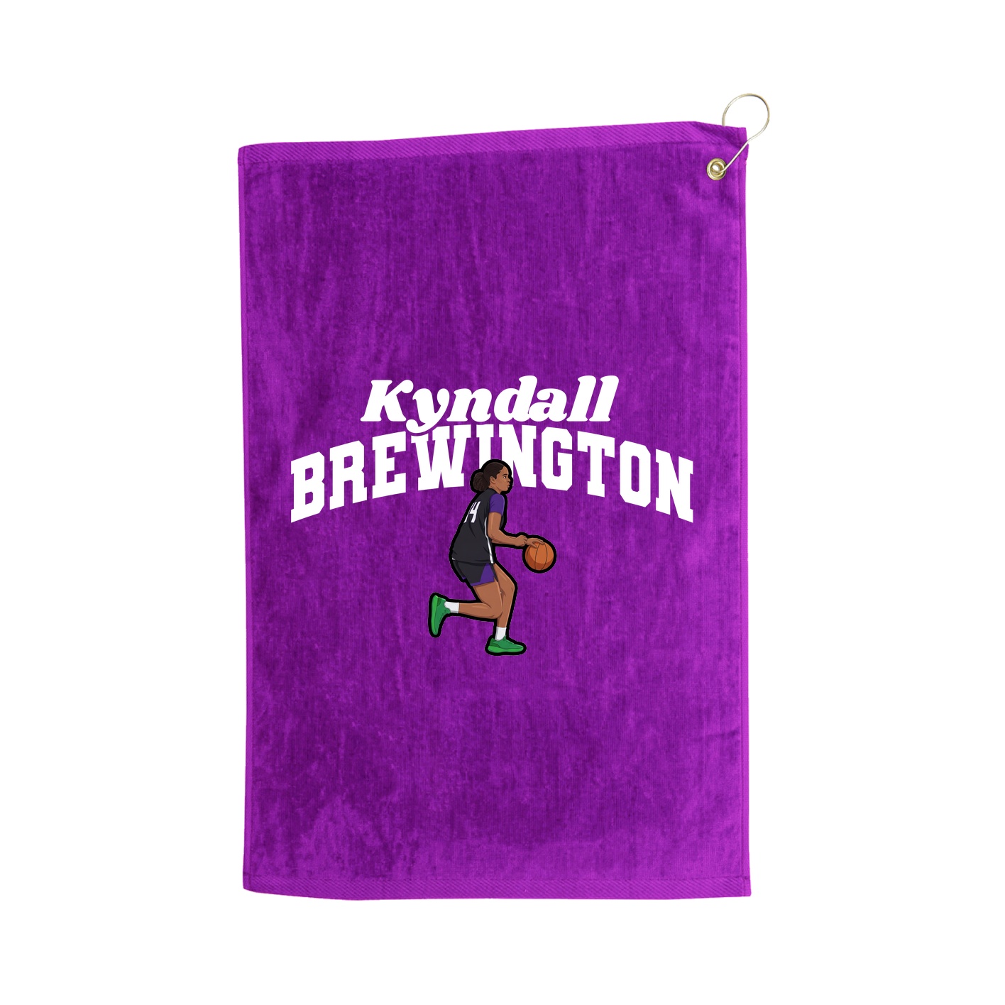 Golf Towel — Signature Arch in Purple