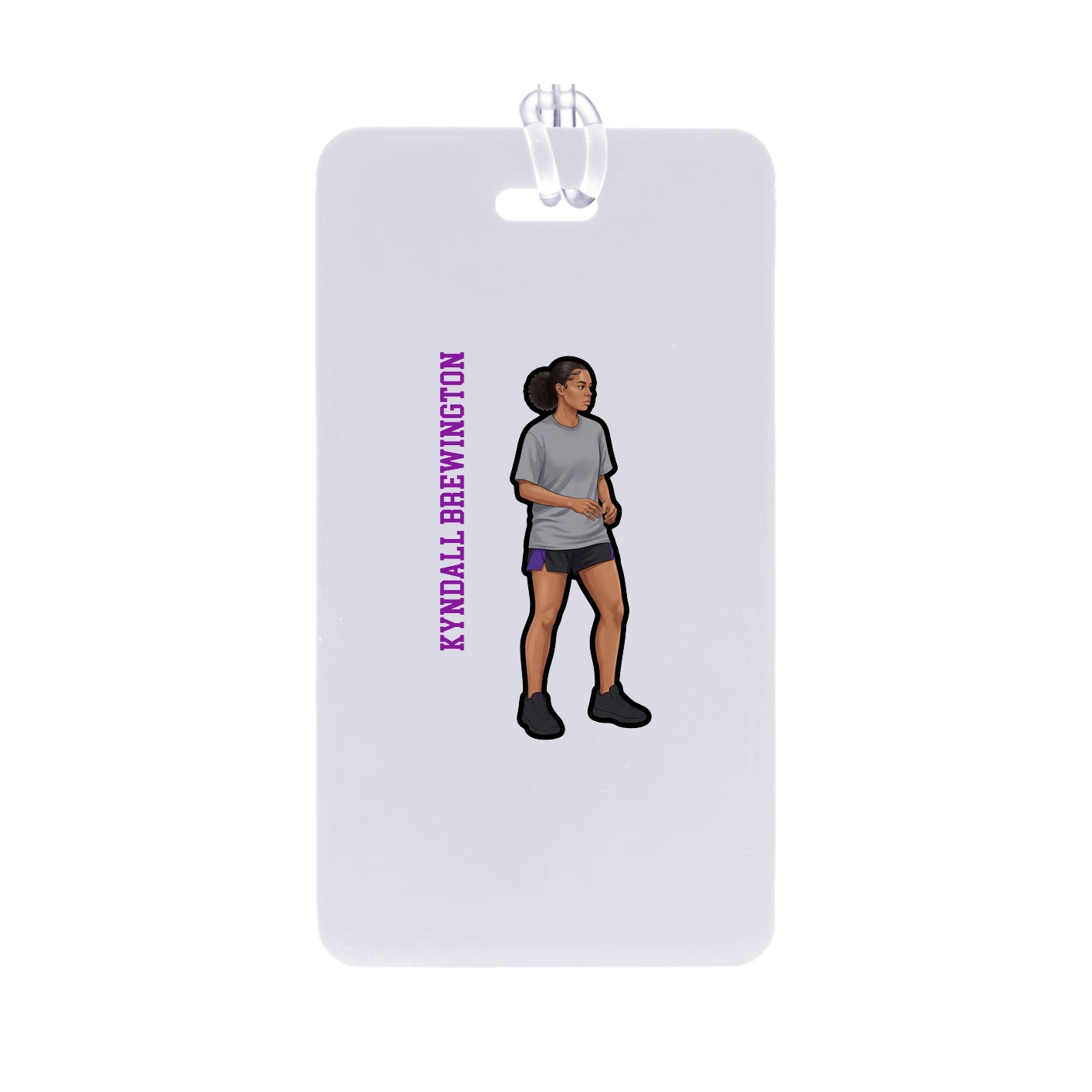 Bag Tag — Name Vertical in Classic