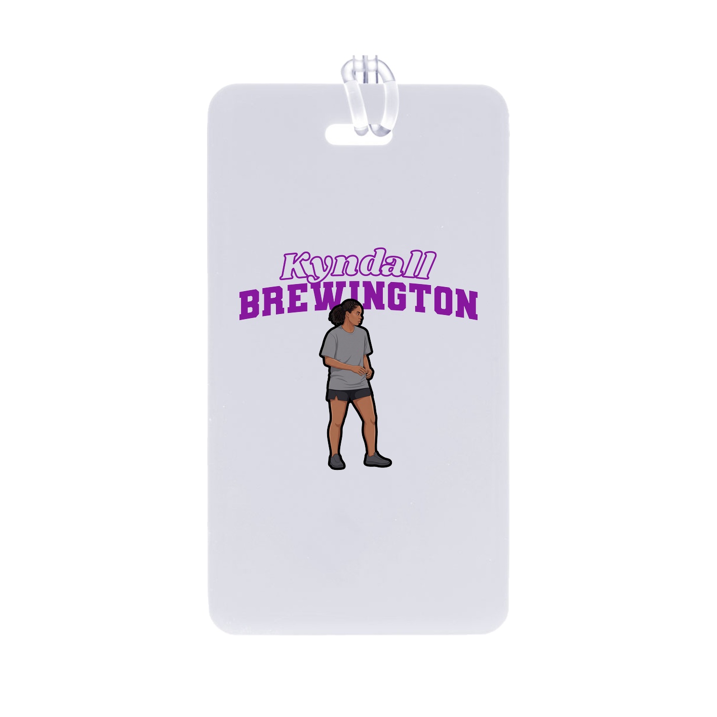 Bag Tag — Name Arch in Classic