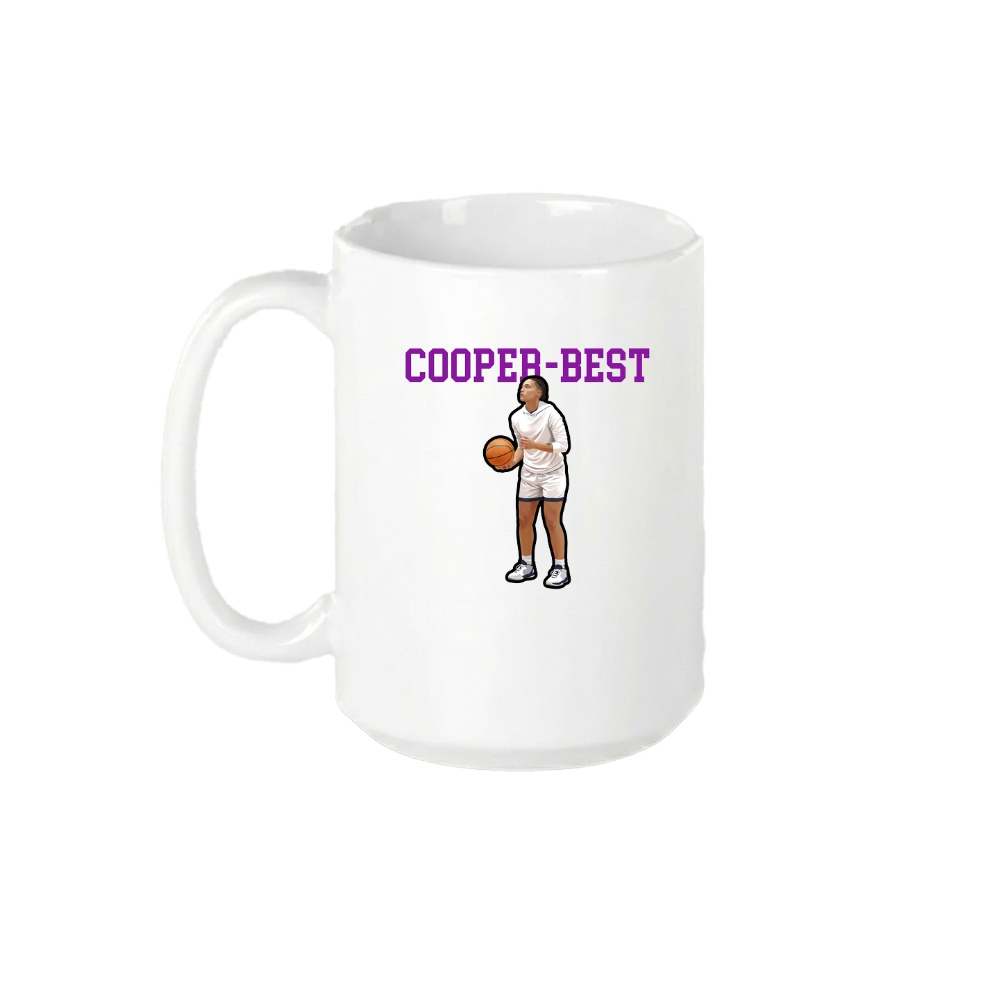 15oz Coffee Mug — Shirsey in White