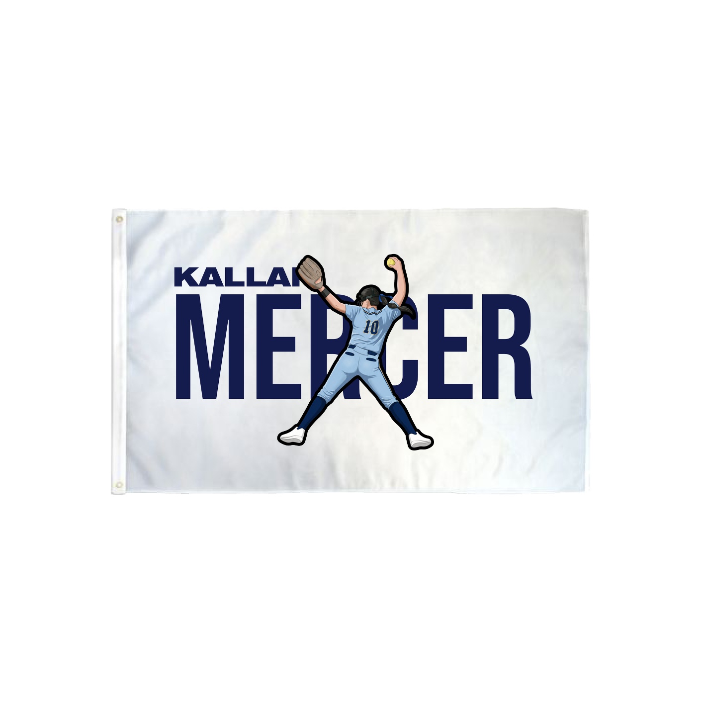 3x5 Flag — Player Name in Classic