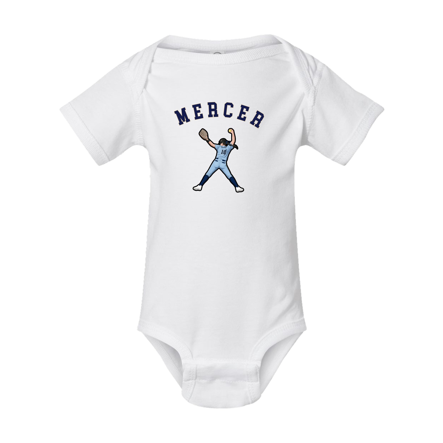 Baby Onesie — Shirsey Arch in White