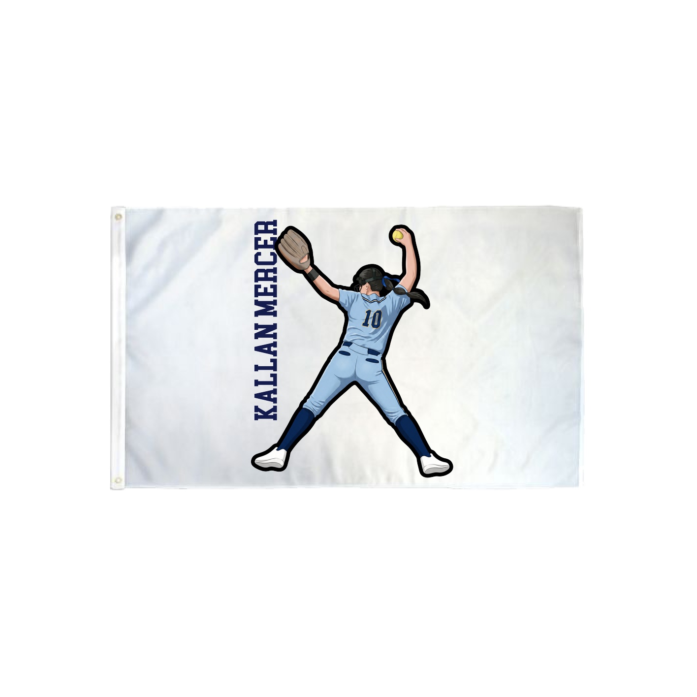 3x5 Flag — Name Vertical in Classic