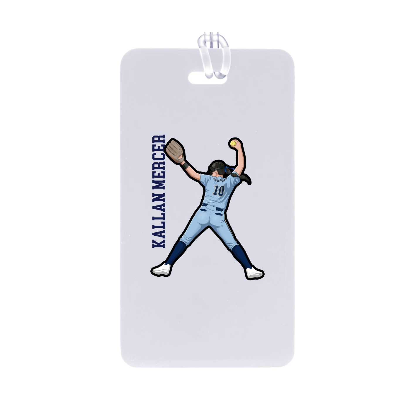 Bag Tag — Name Vertical in Classic