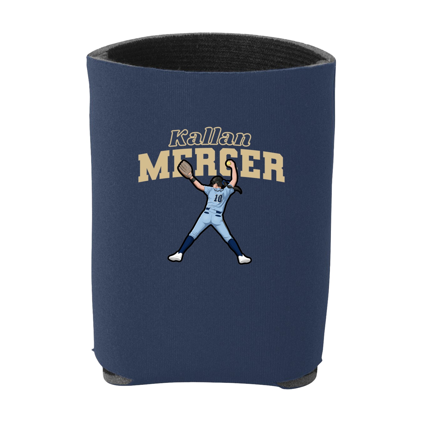 Can Holder — Name Arch in Navy