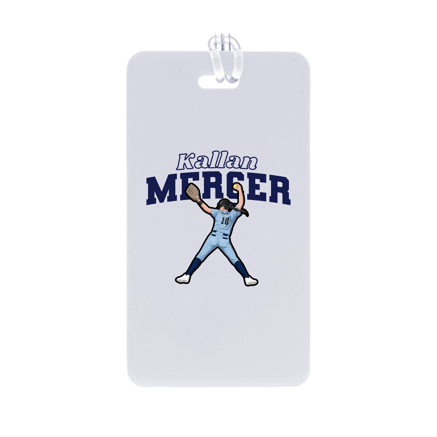 Bag Tag — Name Arch in Classic