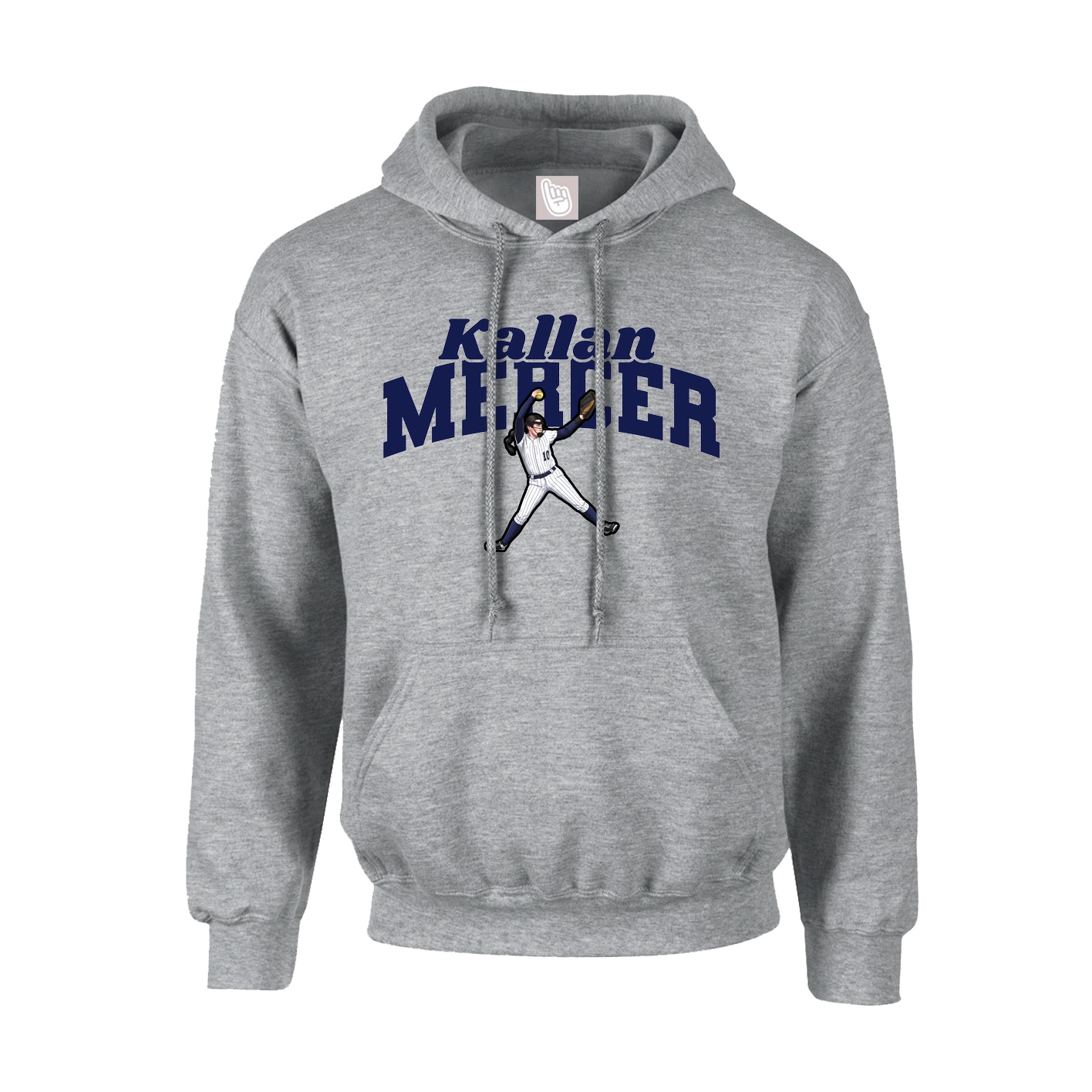 Hoodie — Signature Arch in Grey