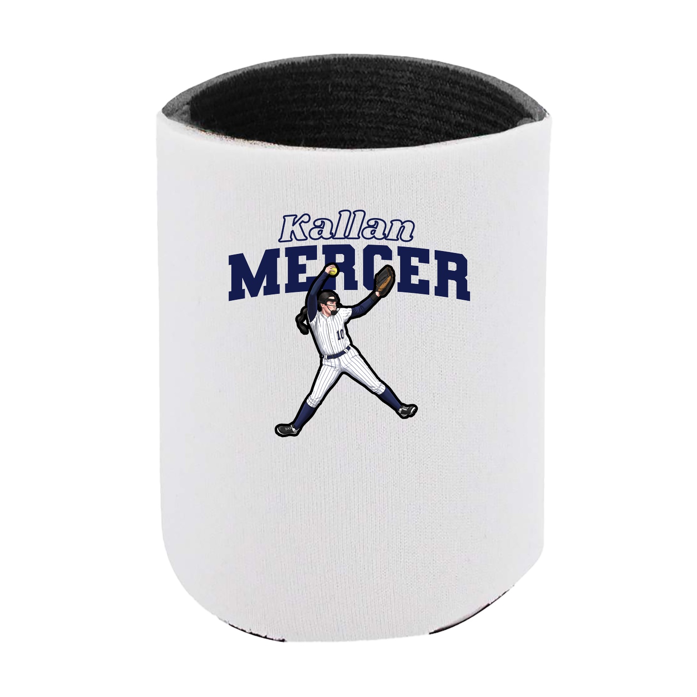 Can Holder — Name Arch in White