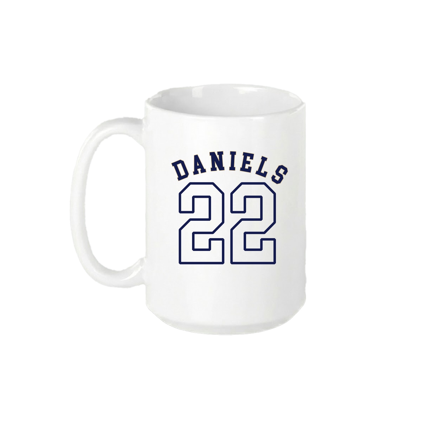 15oz Coffee Mug — Shirsey Arch in White