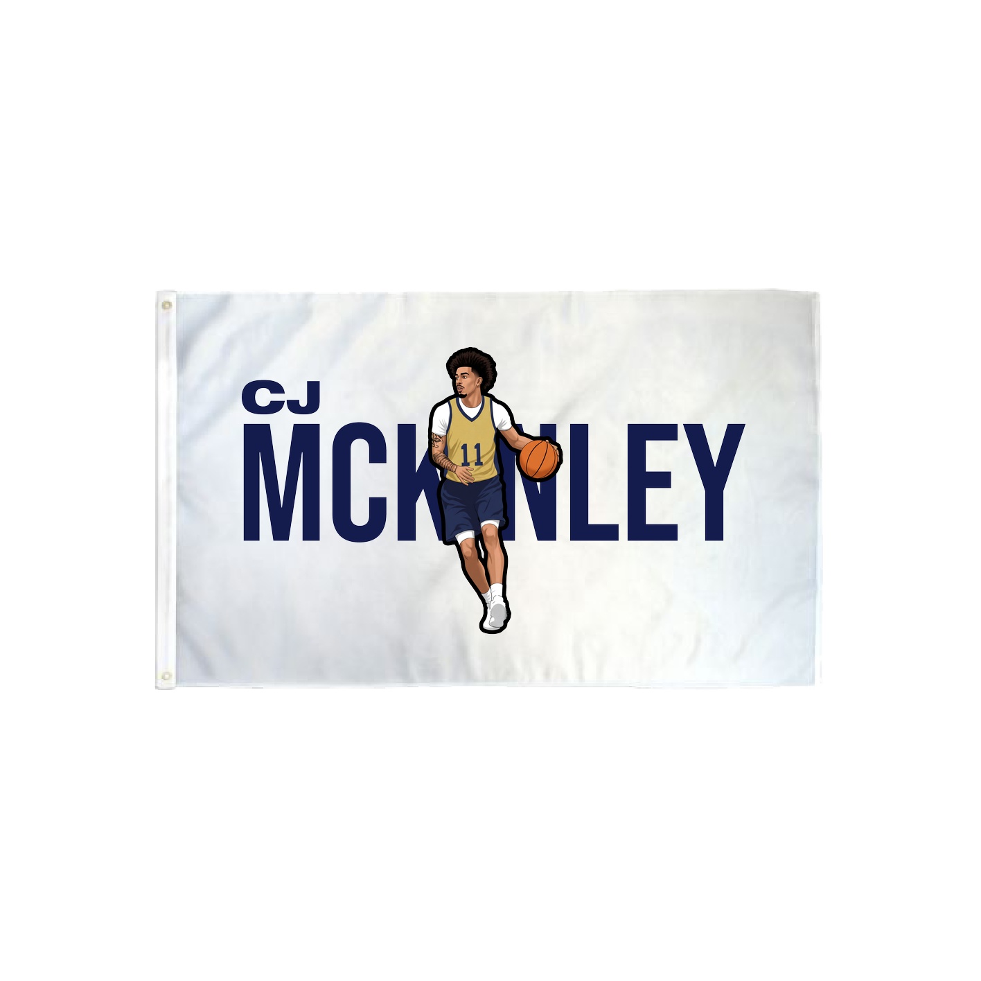 3x5 Flag — Player Name in Classic