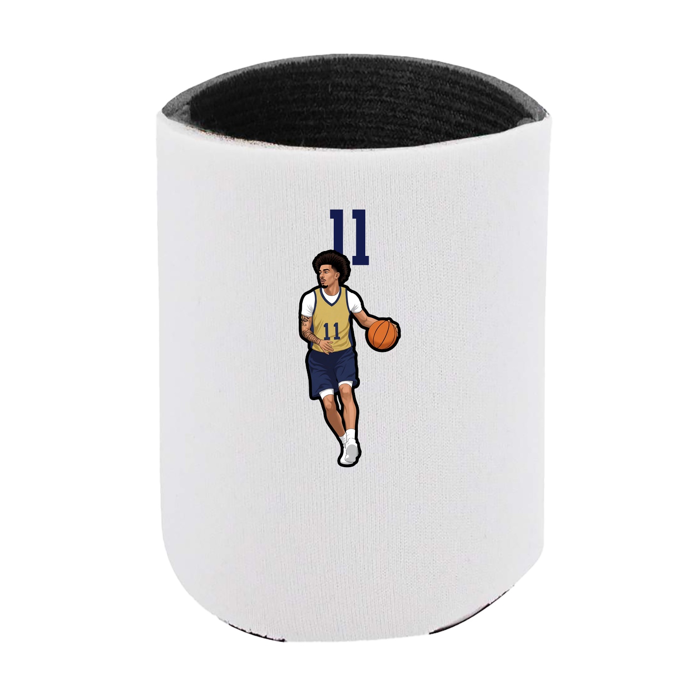 Can Holder — Number Top in White