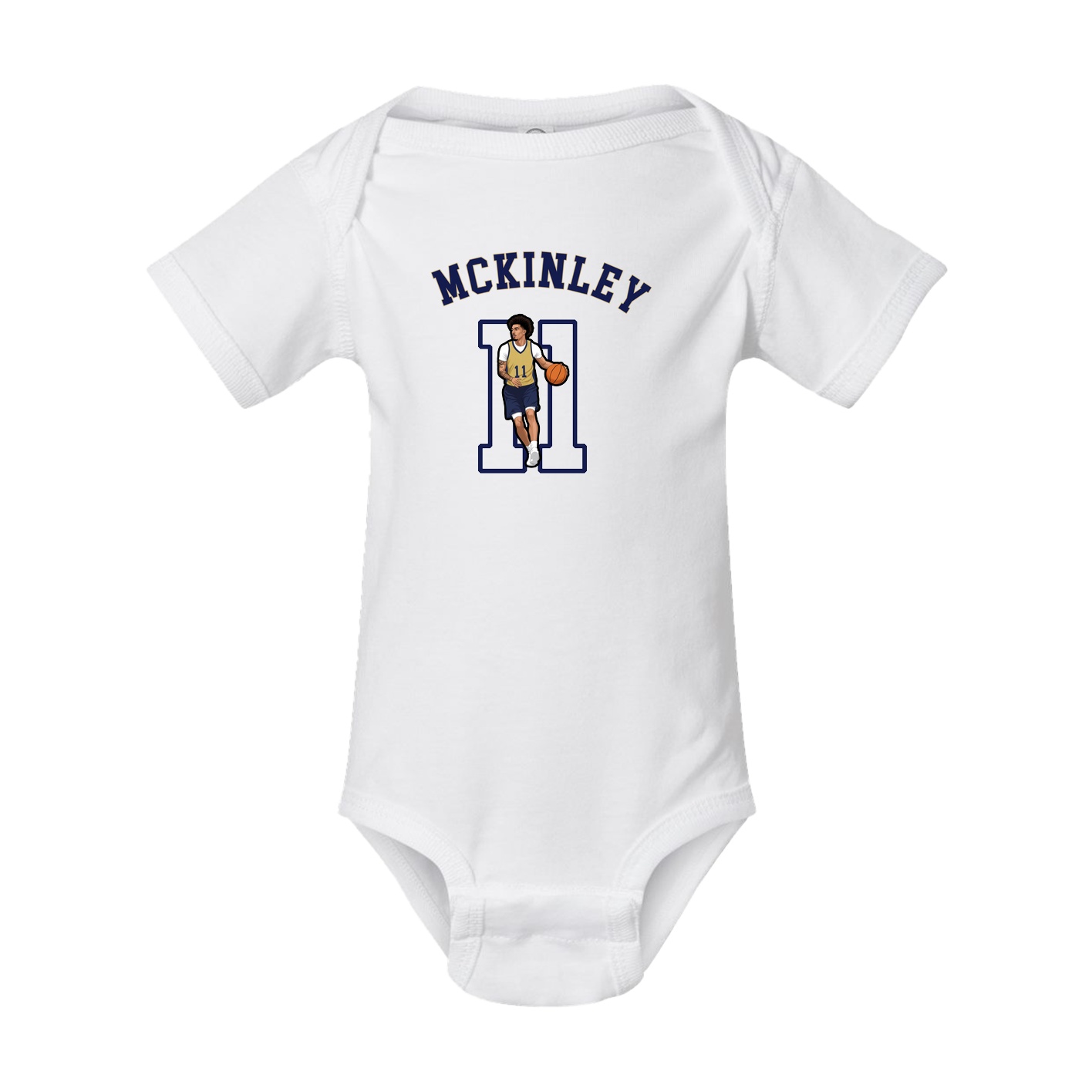 Baby Onesie — Shirsey Arch in White