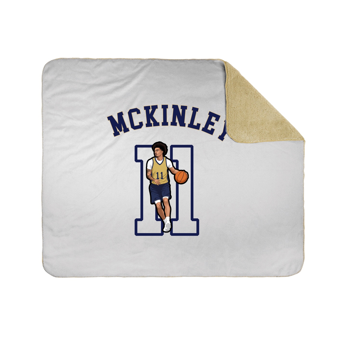 Throw Blanket — Shirsey Arch in White
