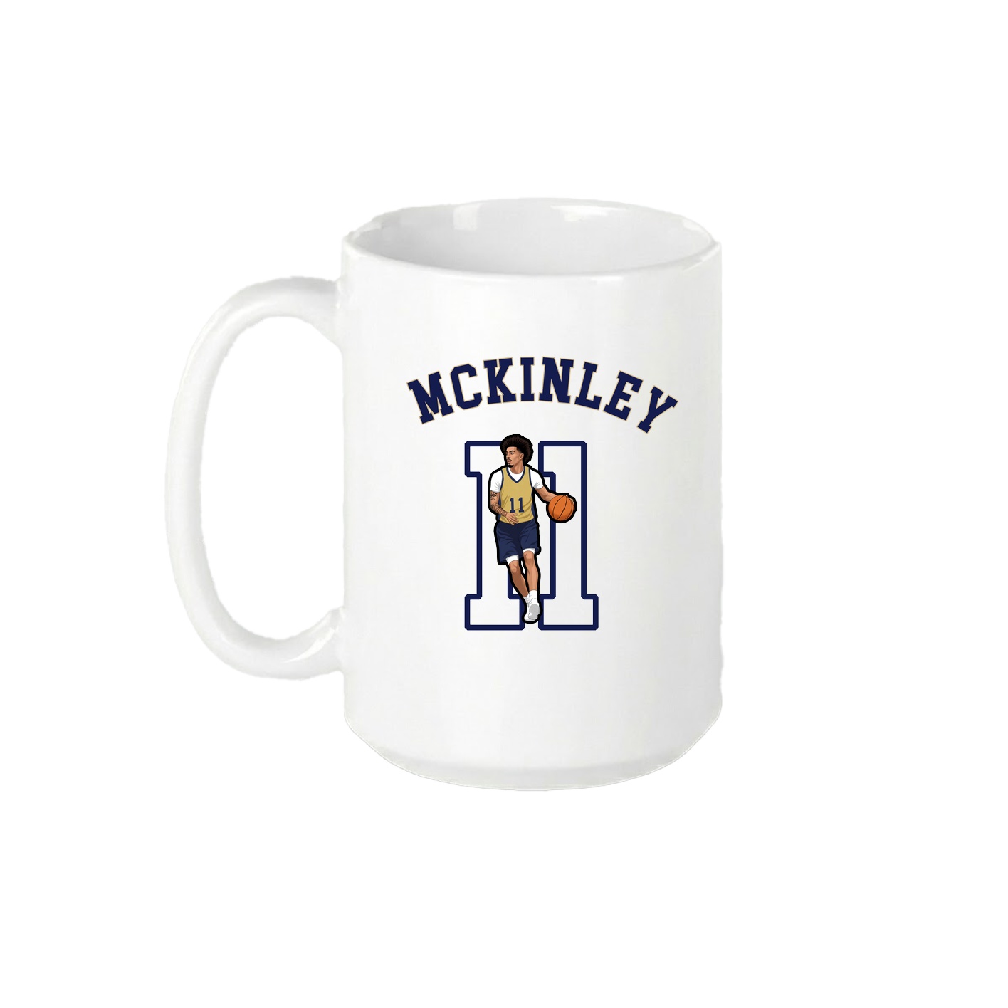 15oz Coffee Mug — Shirsey Arch in White