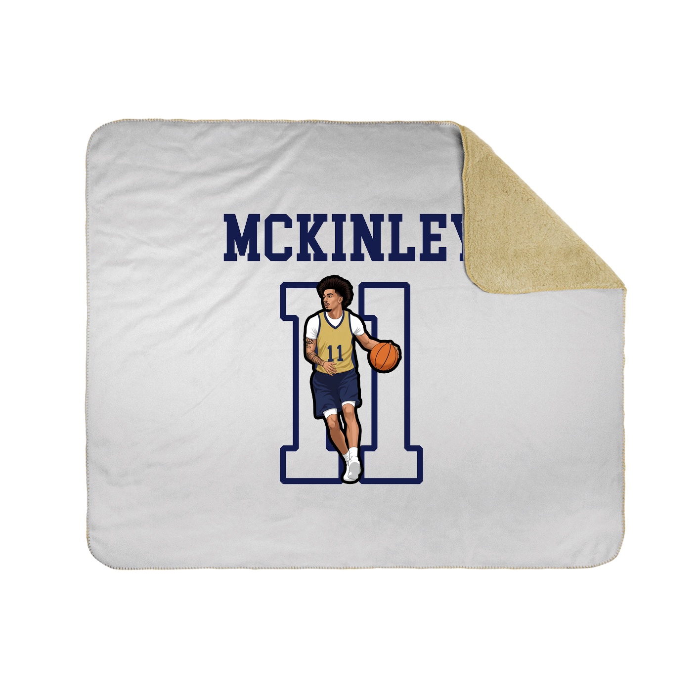 Throw Blanket — Shirsey in White