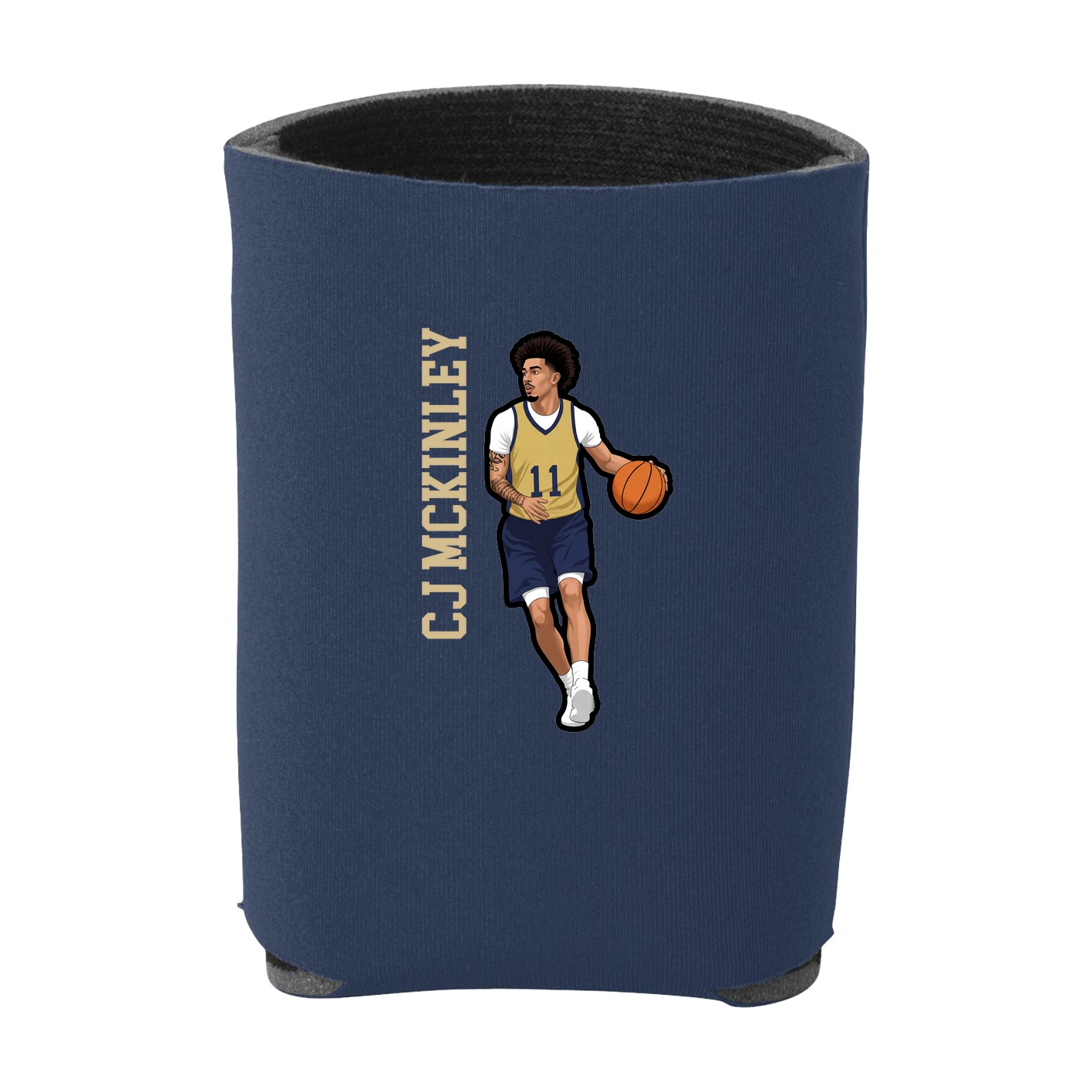 Can Holder — Name Vertical in Navy