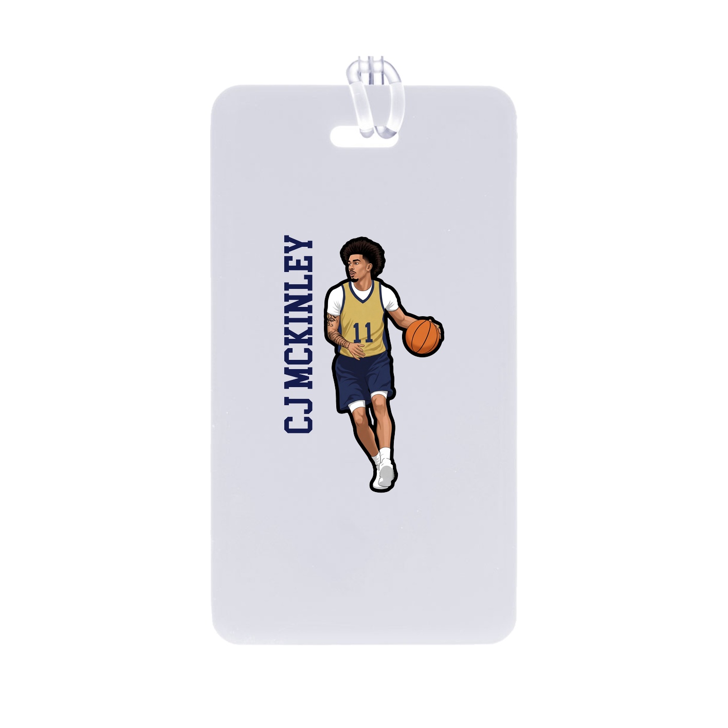 Bag Tag — Name Vertical in Classic