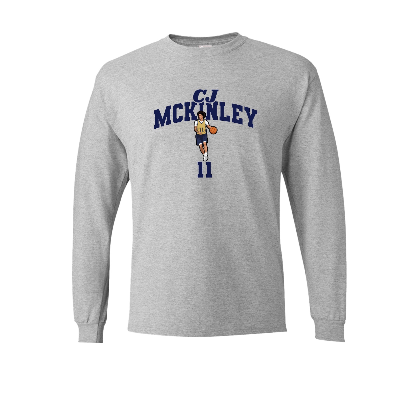 Long Sleeve Tee — Signature Arch in Grey